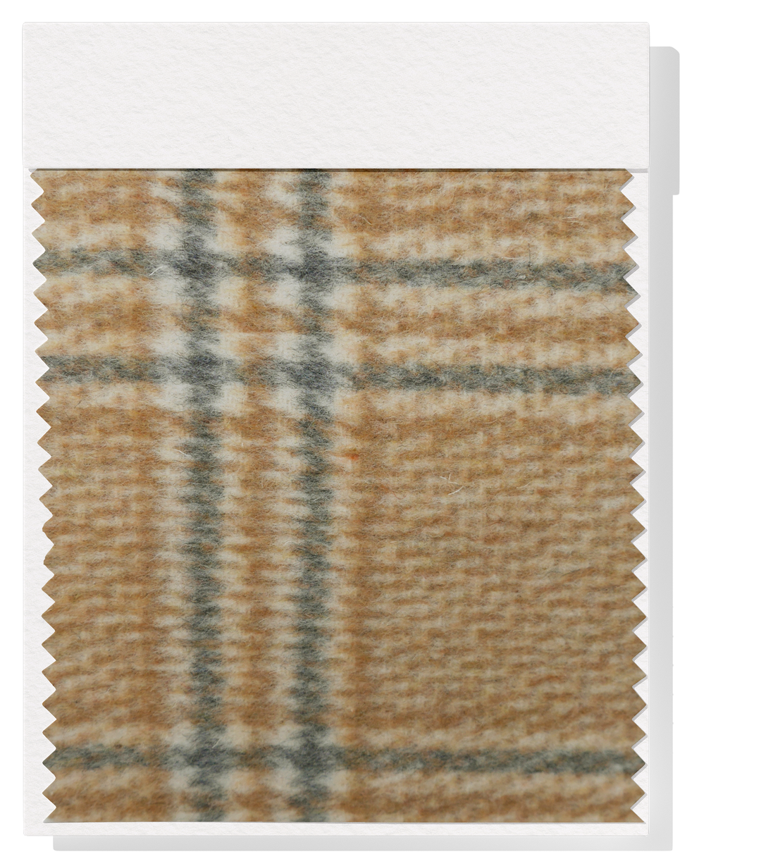 DOUBLE FACED CHECK WOOL $24.00P/M - Oatmeal