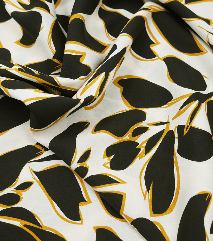 Printed Rayon $12.00p/m - Myra Black