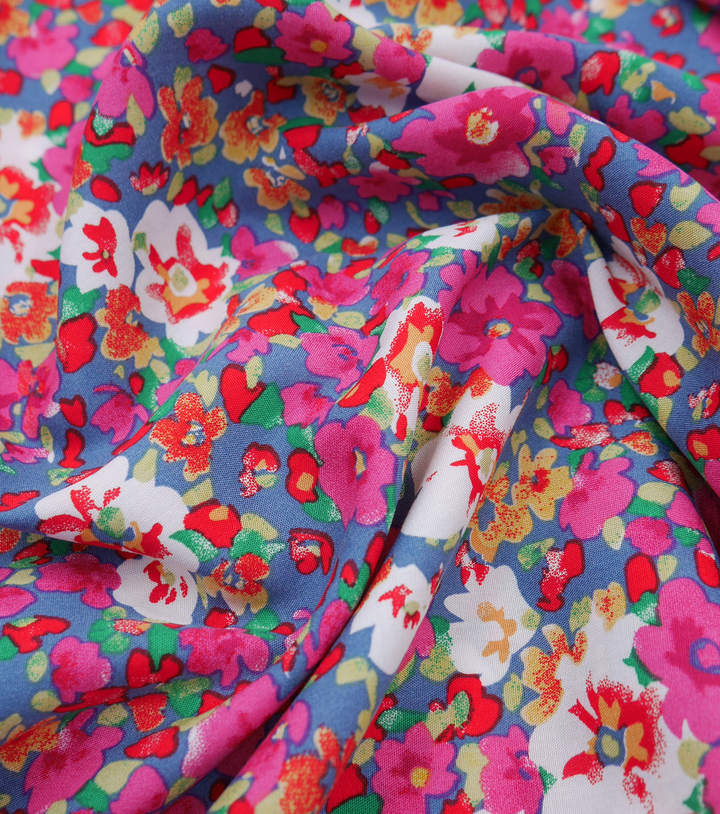 Printed Rayon $12.00p/m -  Gia Blue