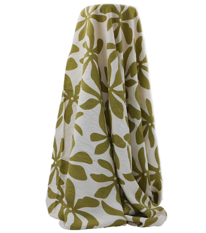 VISCOSE PRINT $16.00P/M - Sea Grass