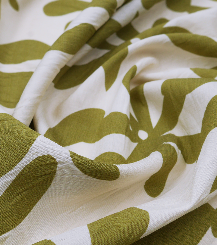 VISCOSE PRINT $16.00P/M - Sea Grass
