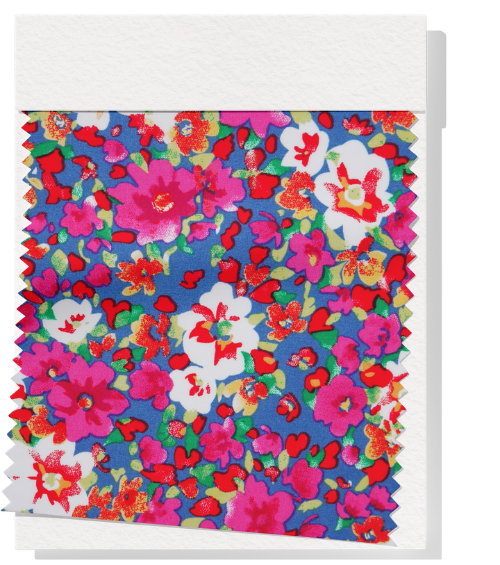 Printed Rayon $12.00p/m -  Gia Blue