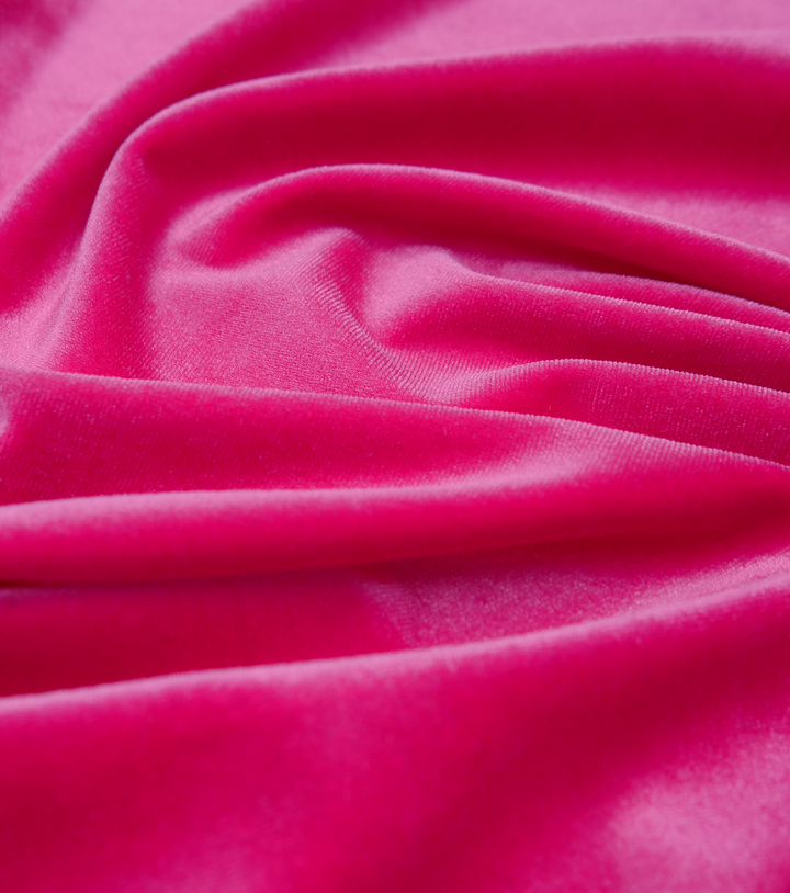 Stretch Velvet $12.00p/m - Hot Pink
