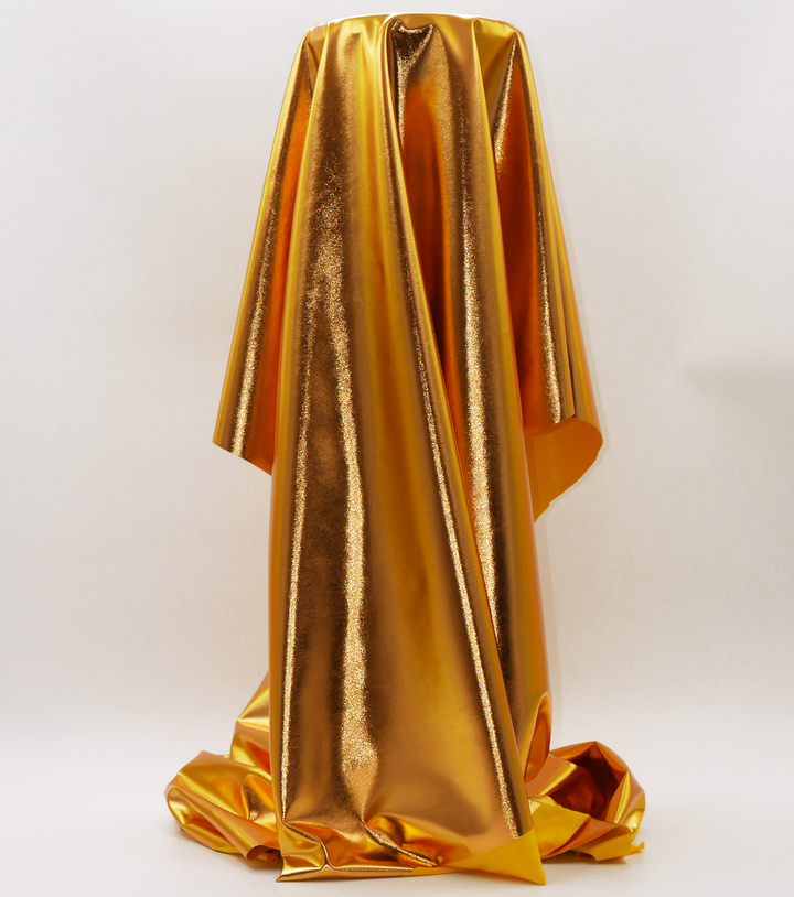 Metallic Liquid Lycra $18.00p/m - Gold