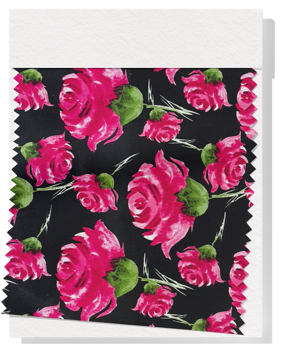 Printed Cotton Sateen $12.00p/m - Louise Black  Design #21