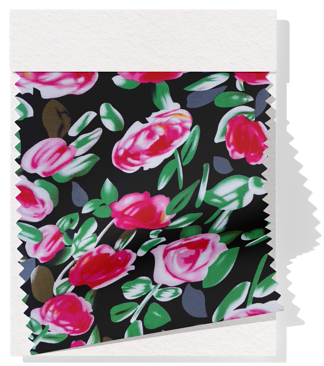 Printed Cotton Sateen $12.00p/m - Mary Black  Design #28