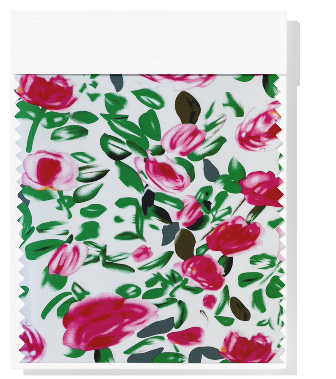 Printed Cotton Sateen $12.00p/m - Mary White  Design #9