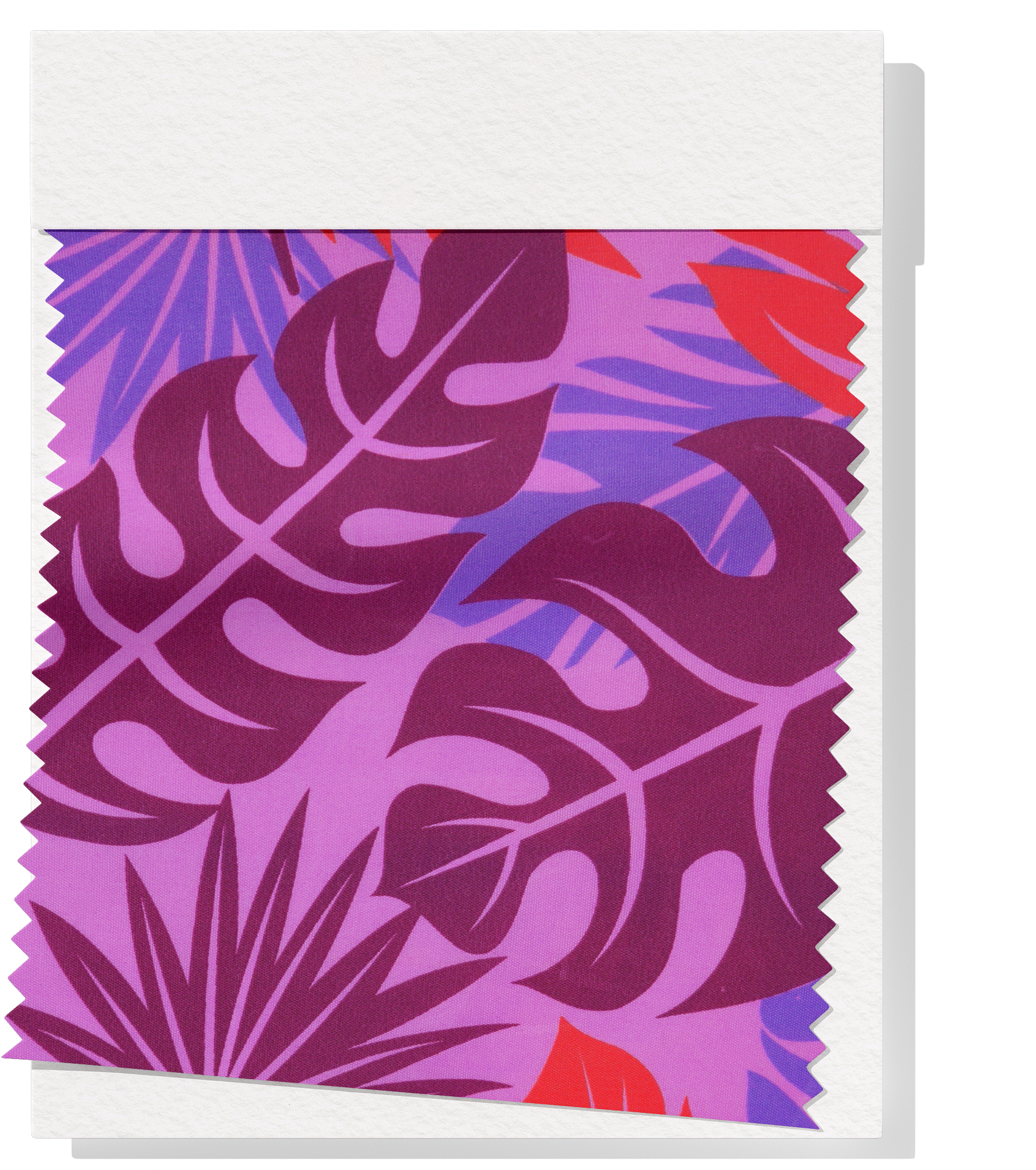 Polyester / Cotton Pacific Print $3.00p/m Design #1 - Purple & Orange