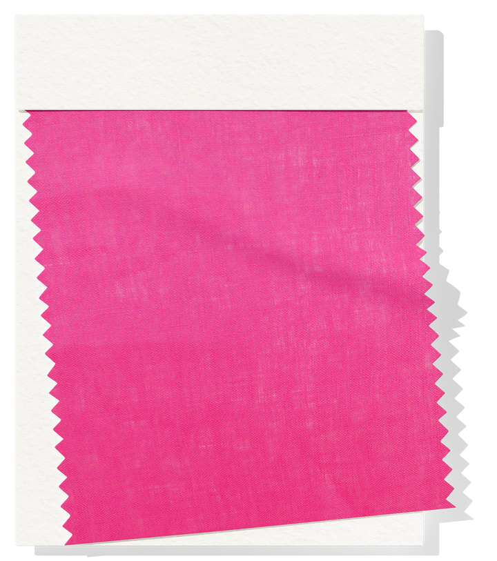 100% Linen $28.00p/m - Bubblegum