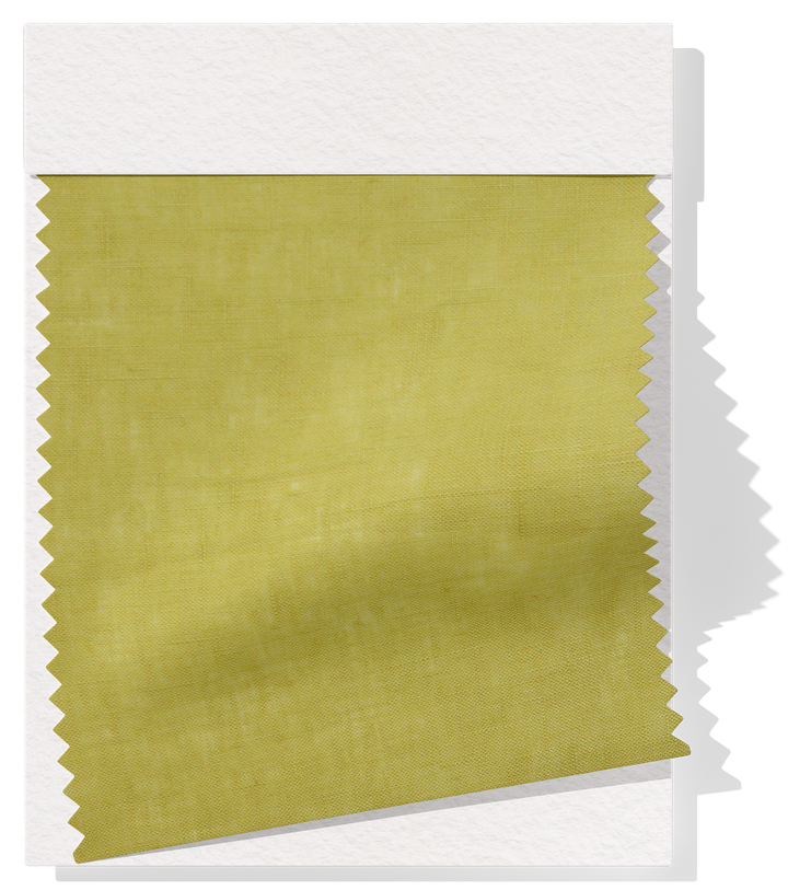 100% Linen $28.00p/m - Chartreuse