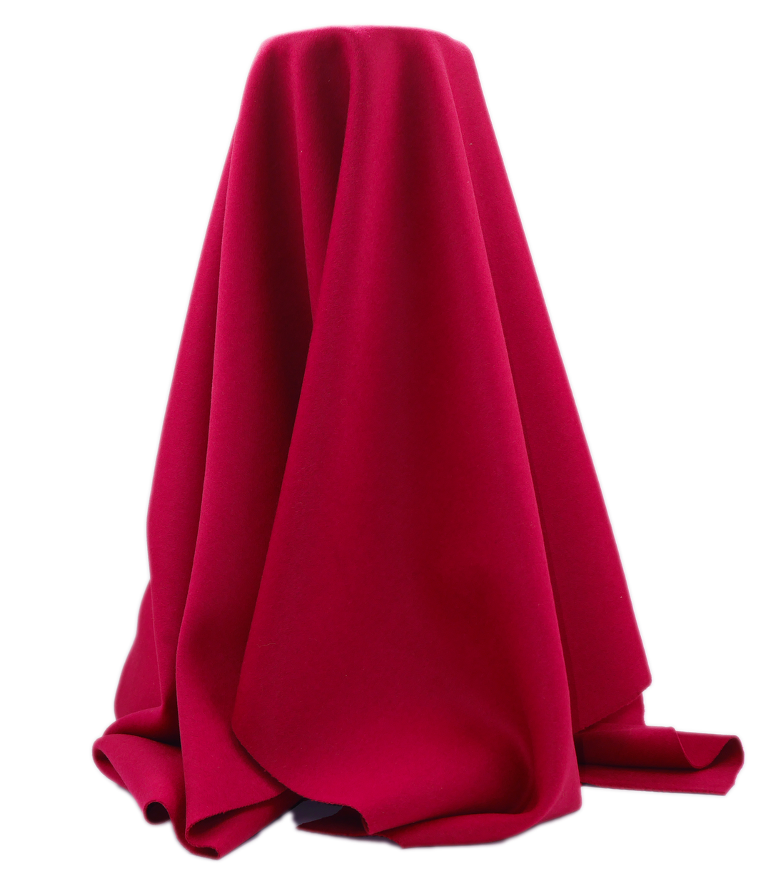 DOUBLE FACED WOOL $24.00P/M - Cranberry Crush