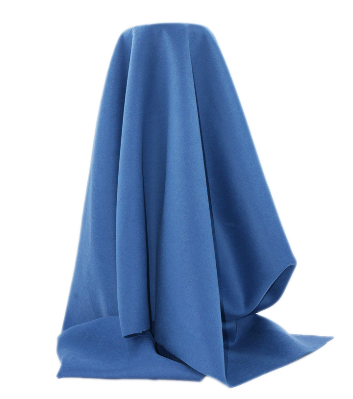 DOUBLE FACED WOOL $24.00P/M - Cornflower Blue