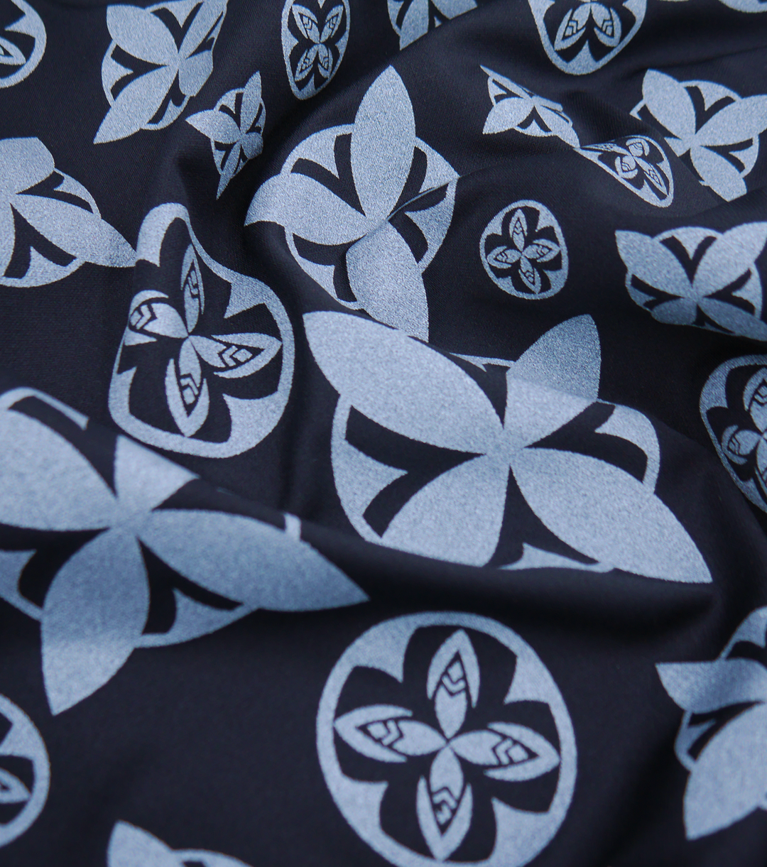 STRETCH POLYESTER PACIFIC PRINT $12.00P/M