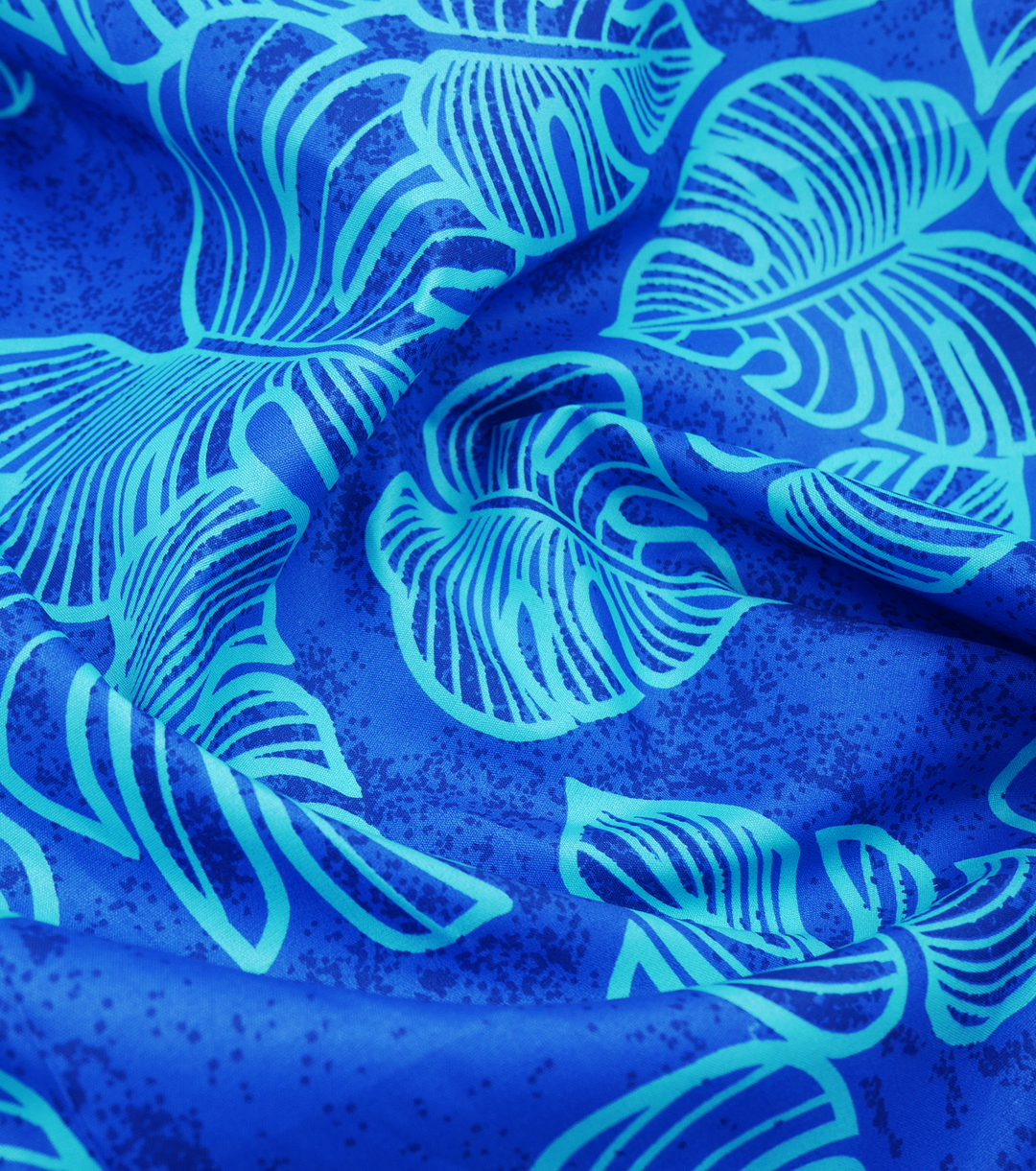 POLYESTER / COTTON PACIFIC PRINT $3.00P/M- BLUE