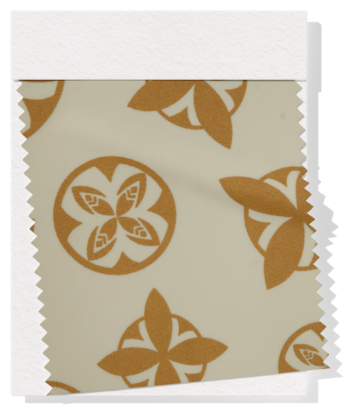 STRETCH POLYESTER PACIFIC PRINT $12.00P/M