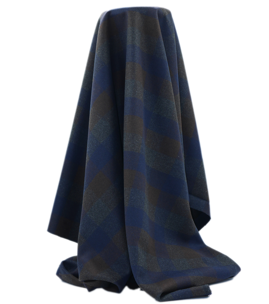 CHECKED WOOL $18.00P/M - Midnight Harbour