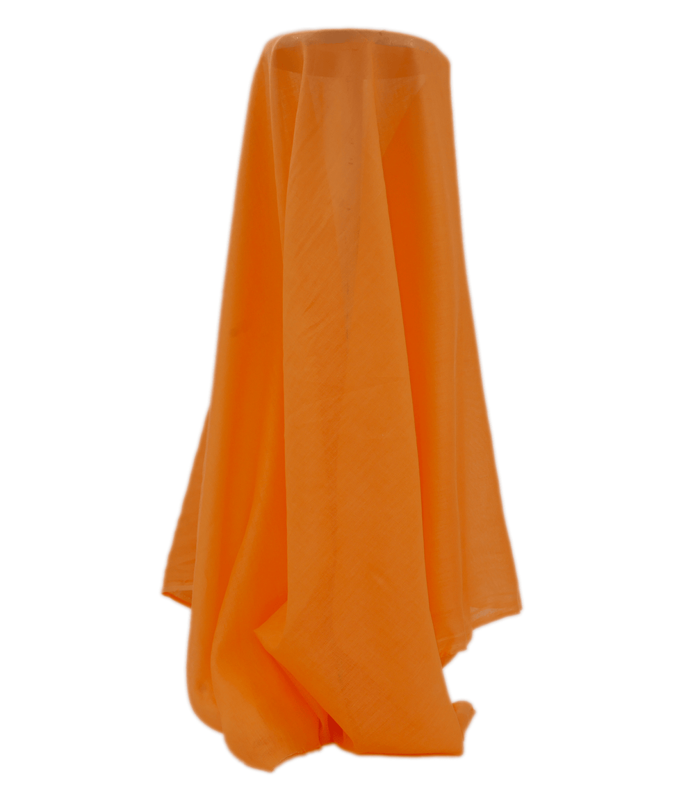 ANTIQUE LAWN $7.00 P/M - Tangerine - The Fabric Shop