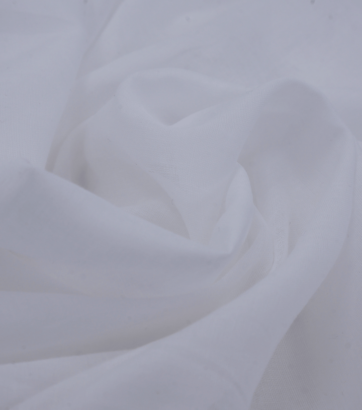 ANTIQUE LAWN $7.00 P/M - WHITE - The Fabric Shop