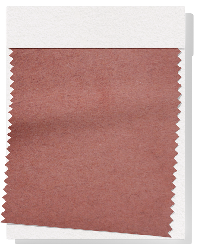 DOUBLE FACED WOOL $24.00P/M - Clay Rose