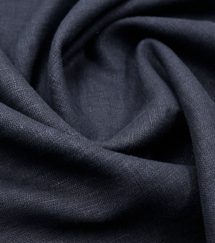 Bio Washed Linen $16.00p/m - Black
