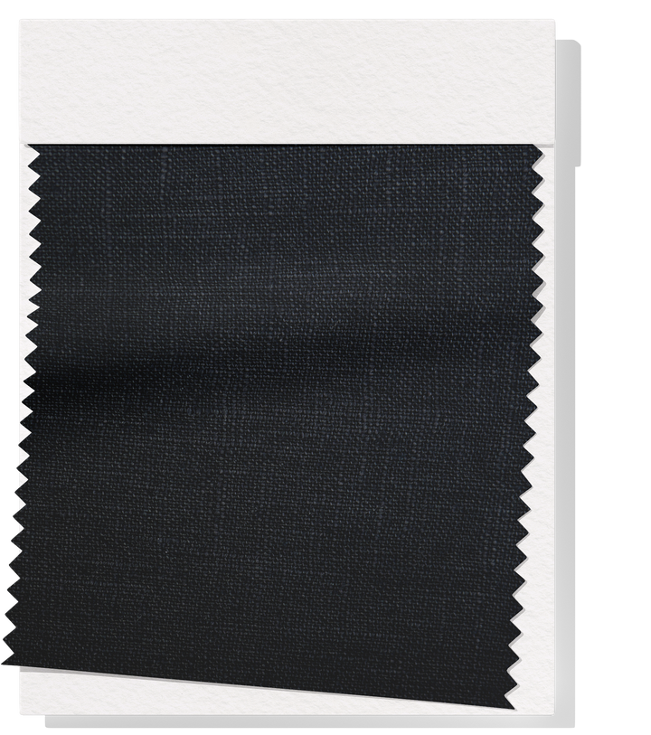 Bio Washed Linen $16.00p/m - Black