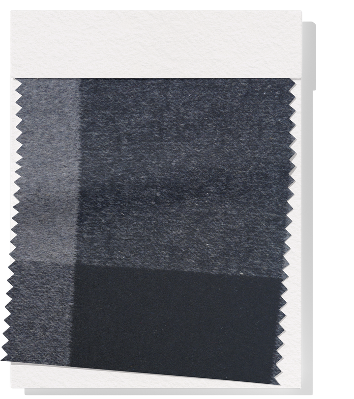 DOUBLE FACED CHECK WOOL $24.00P/M - BUFFALO CHECK GREY & BLACK