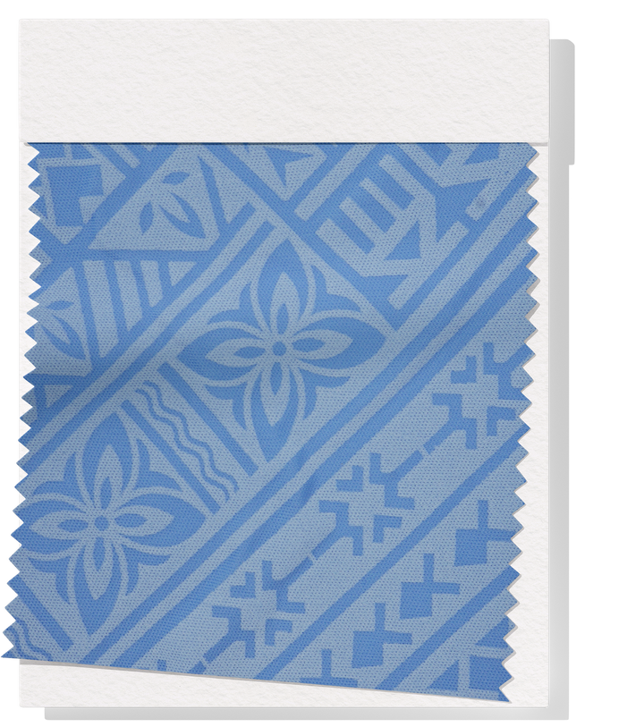 STRETCH POLYESTER PACIFIC PRINT $12.00P/M