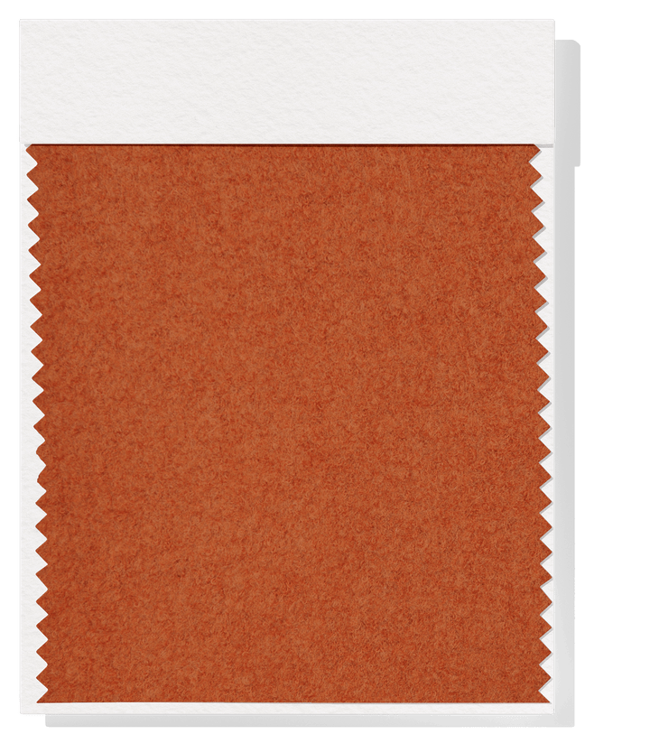 Boiled Wool Coating $28.00p/m - Terracotta - The Fabric Shop