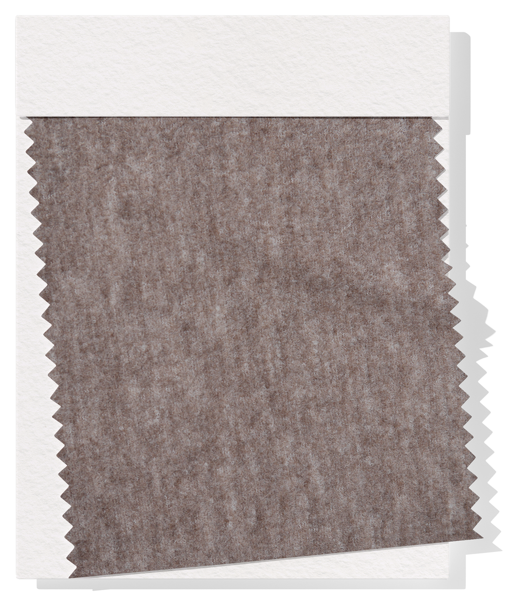 Boiled Wool Coating $28.00p/m - Mushroom
