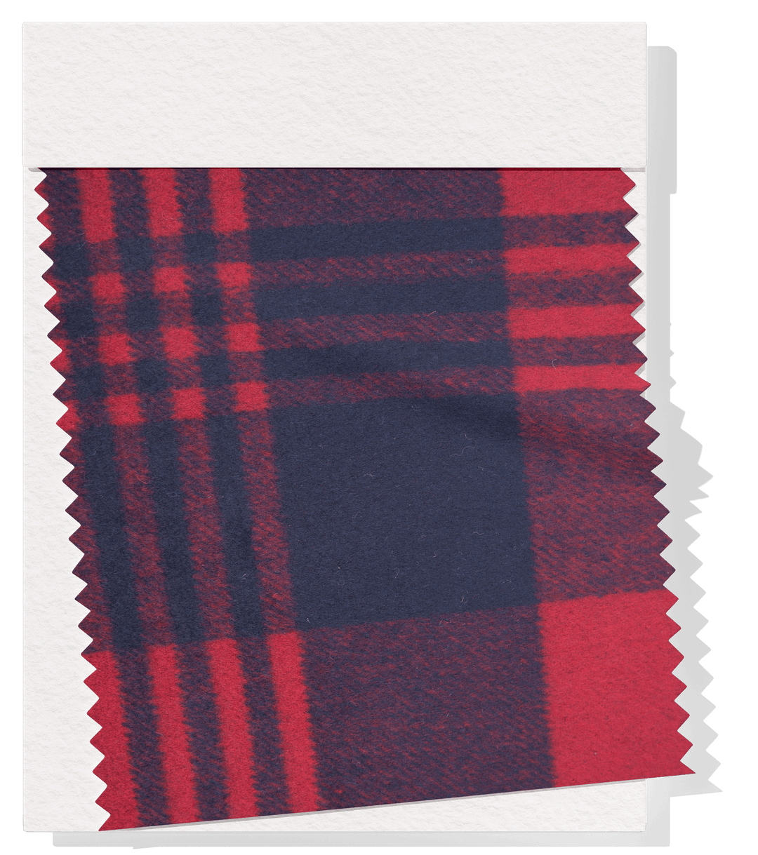 CHECKED WOOL $18.00P/M - Crimson Shadow Plaid - The Fabric Shop