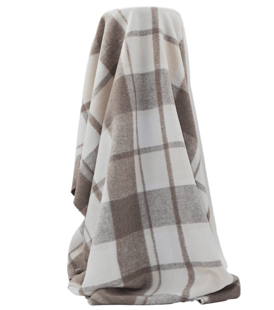 CHECKED WOOL $18.00P/M - Fogstone - The Fabric Shop