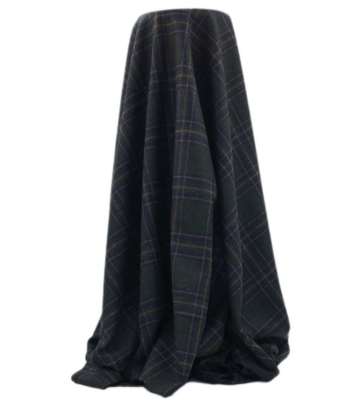 CHECKED WOOL $18.00P/M - Highland Forest - The Fabric Shop