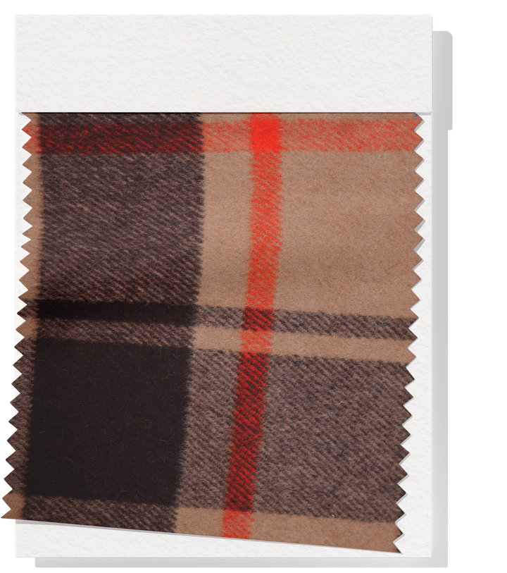 CHECKED WOOL $18.00P/M - Autumn Ember
