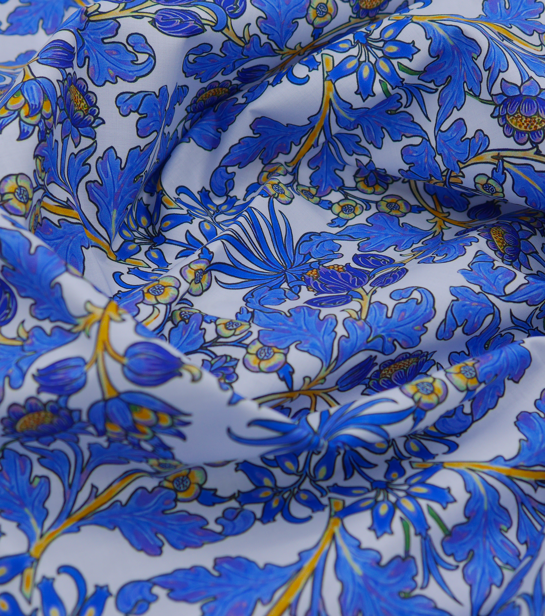 DIGITAL PRINTED COTTON POPLIN $14.00P/M - Azure Heirloom Garden