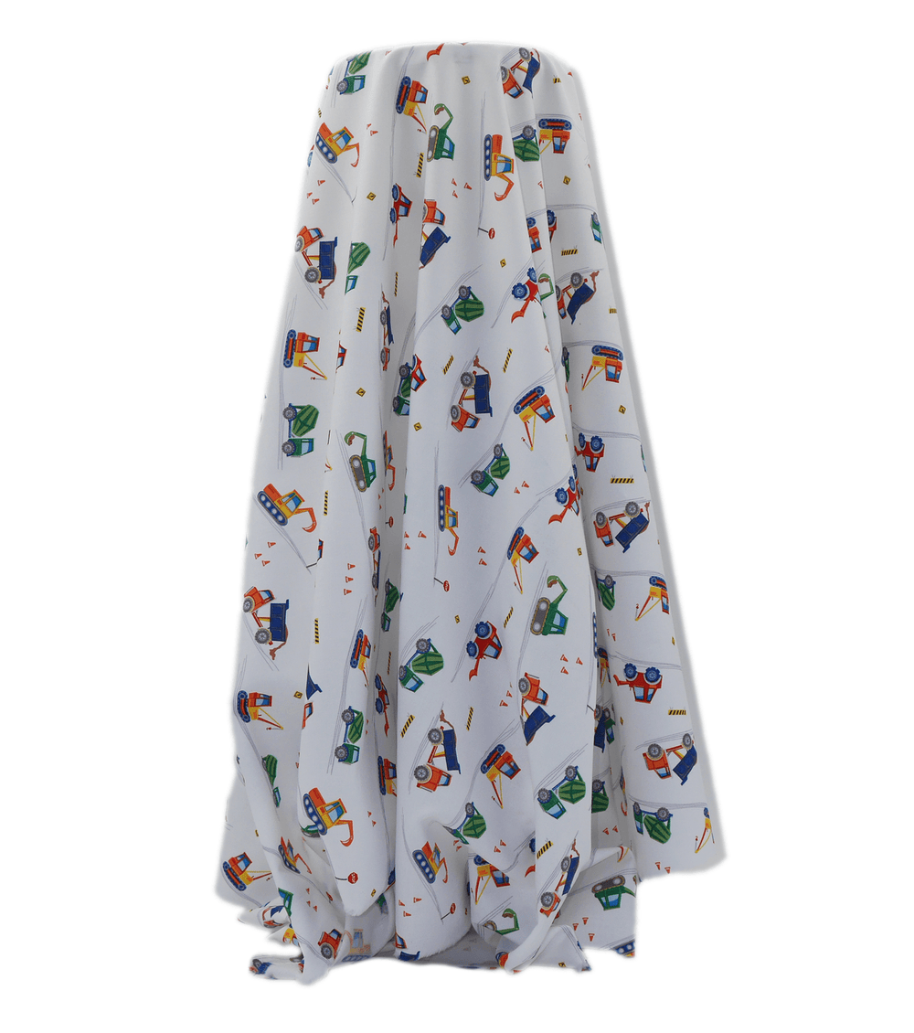 CRAFT COTTON $5.00P/M - Construction trucks - The Fabric Shop