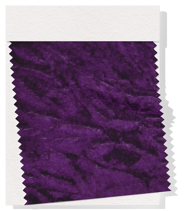 CRUSHED VELVET $8.00P/M - Amethyst - The Fabric Shop
