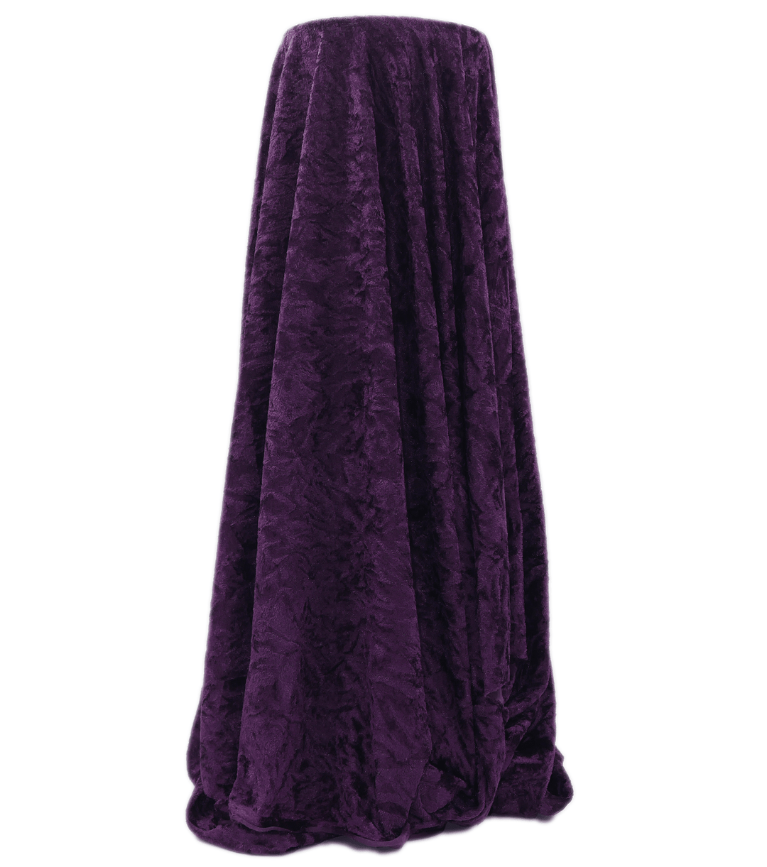 CRUSHED VELVET $8.00P/M - Amethyst - The Fabric Shop