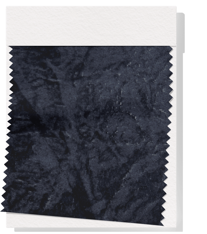 Crushed Velvet $8.00p/m - Black Onyx - The Fabric Shop