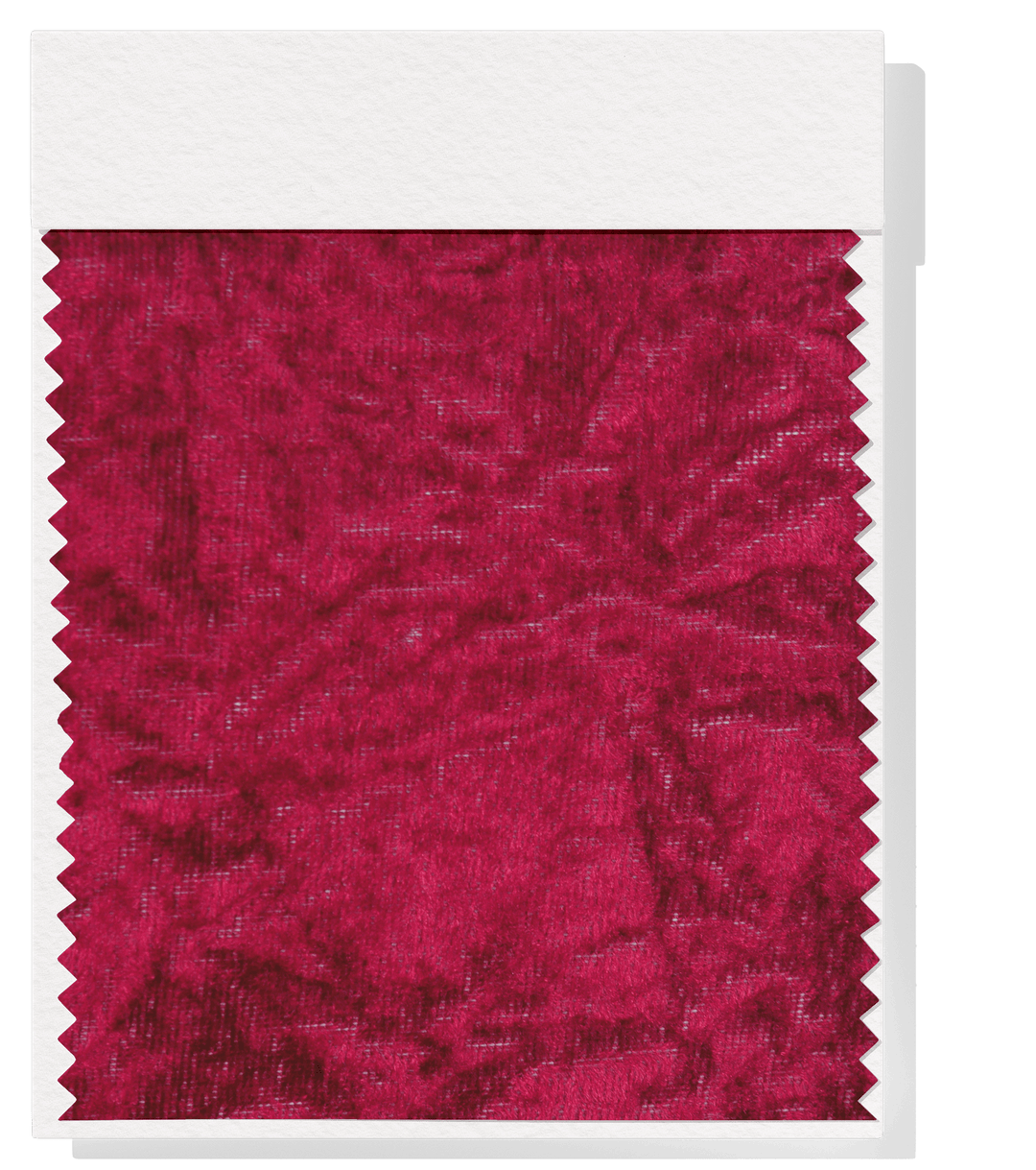 CRUSHED VELVET $8.00P/M - Cherry Red - The Fabric Shop