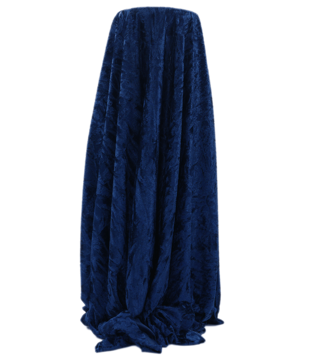 CRUSHED VELVET $8.00P/M - Midnight Blue - The Fabric Shop
