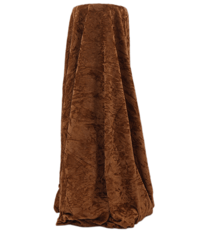 CRUSHED VELVET $8.00P/M - Rust - The Fabric Shop