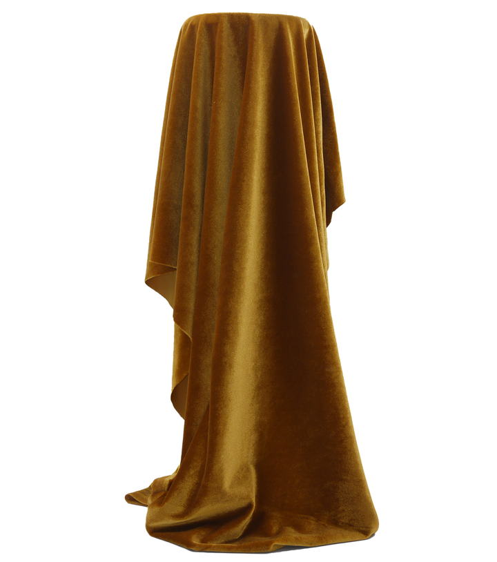 Stretch Velvet $12.00p/m - Dark Gold