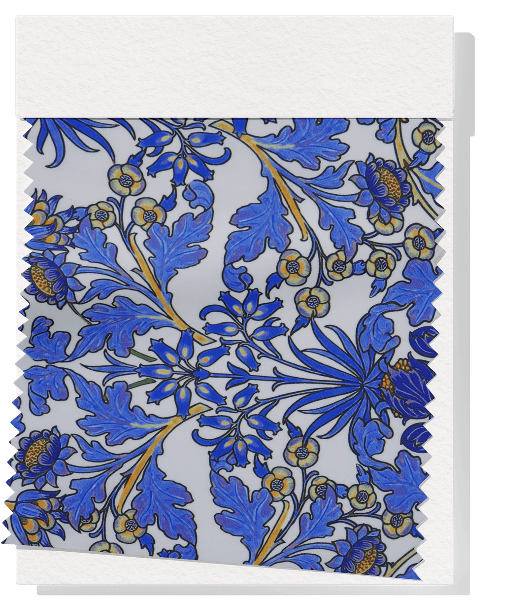 DIGITAL PRINTED COTTON POPLIN $14.00P/M - Azure Heirloom Garden - The Fabric Shop