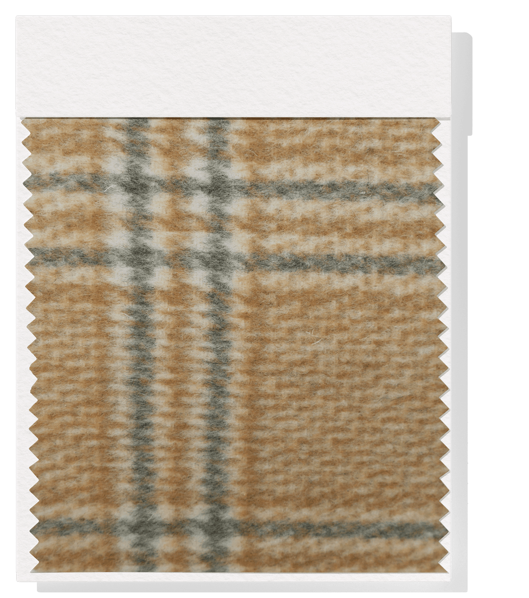 DOUBLE FACED CHECK WOOL $24.00P/M - Oatmeal - The Fabric Shop