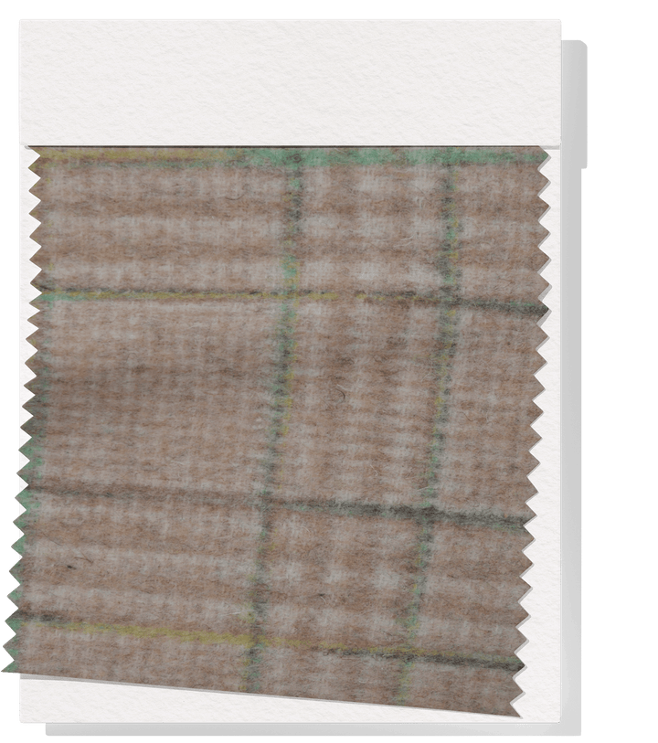 DOUBLE FACED CHECK WOOL $24.00P/M - Sagebrush - The Fabric Shop