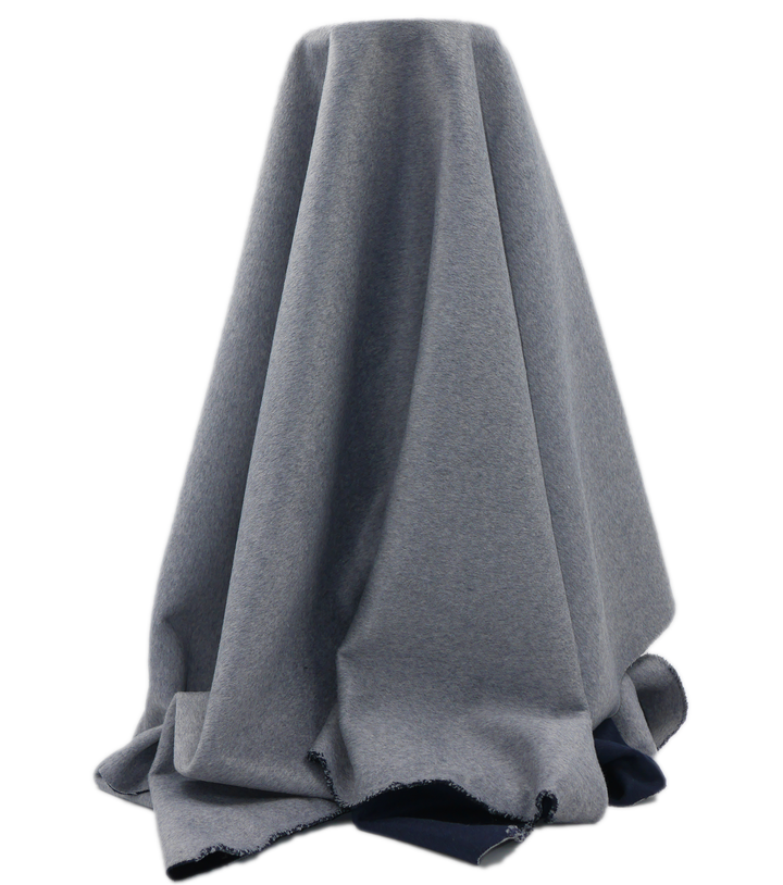 DOUBLE FACED WOOL $24.00P/M - Silver Heather