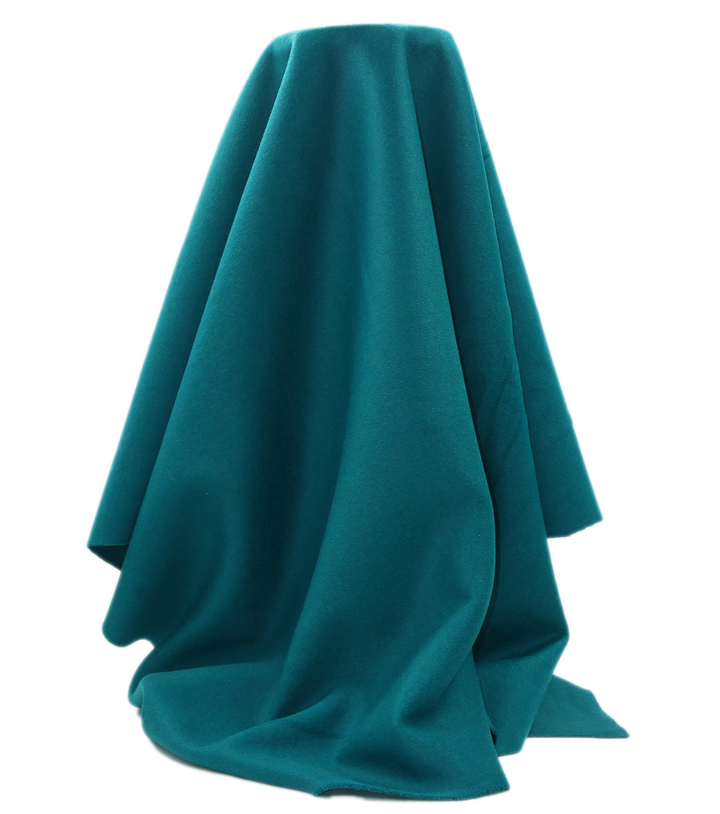 DOUBLE FACED WOOL $24.00P/M - Peacock Teal