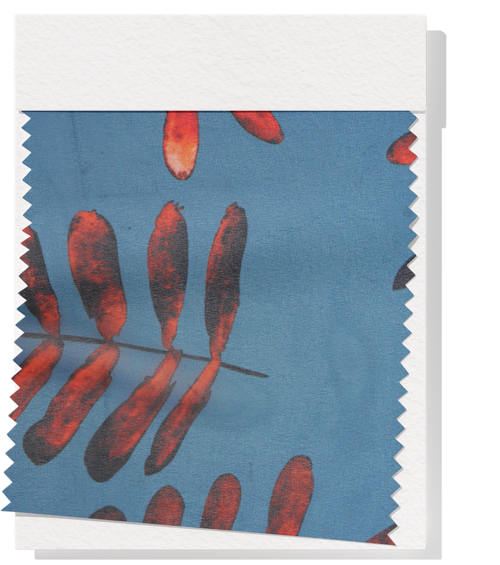 PRINTED POLYESTER $5.00P/M - Lagoon Tropic