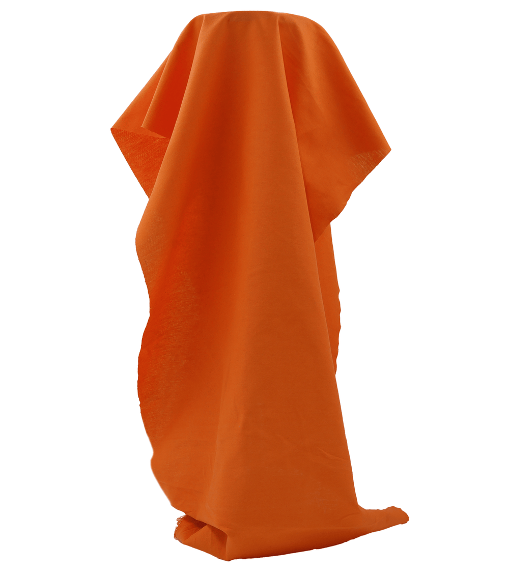 Linen / Cotton $14.00p/m - Yam Orange - The Fabric Shop