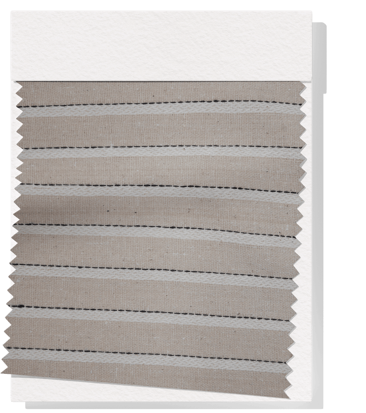 LINEN / COTTON $16.00P/M - Harbour Stripe - The Fabric Shop